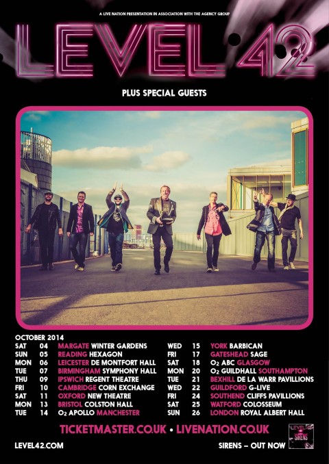 Level 42 The Sirens Tour 2014
